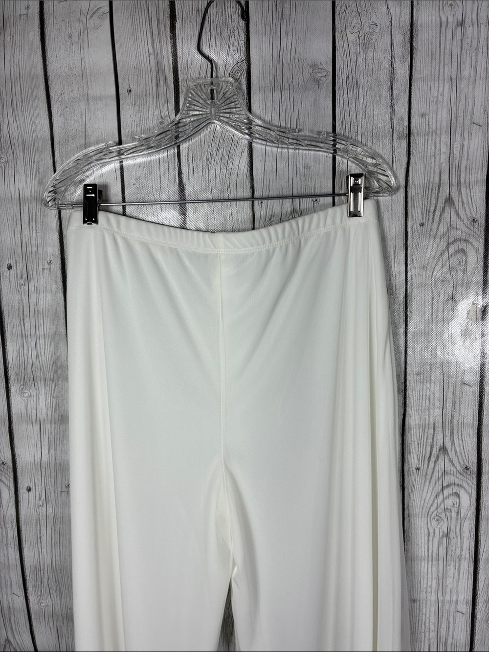 Prelude White Wide-Leg Overlay Pants Size Large - Picture 7 of 10